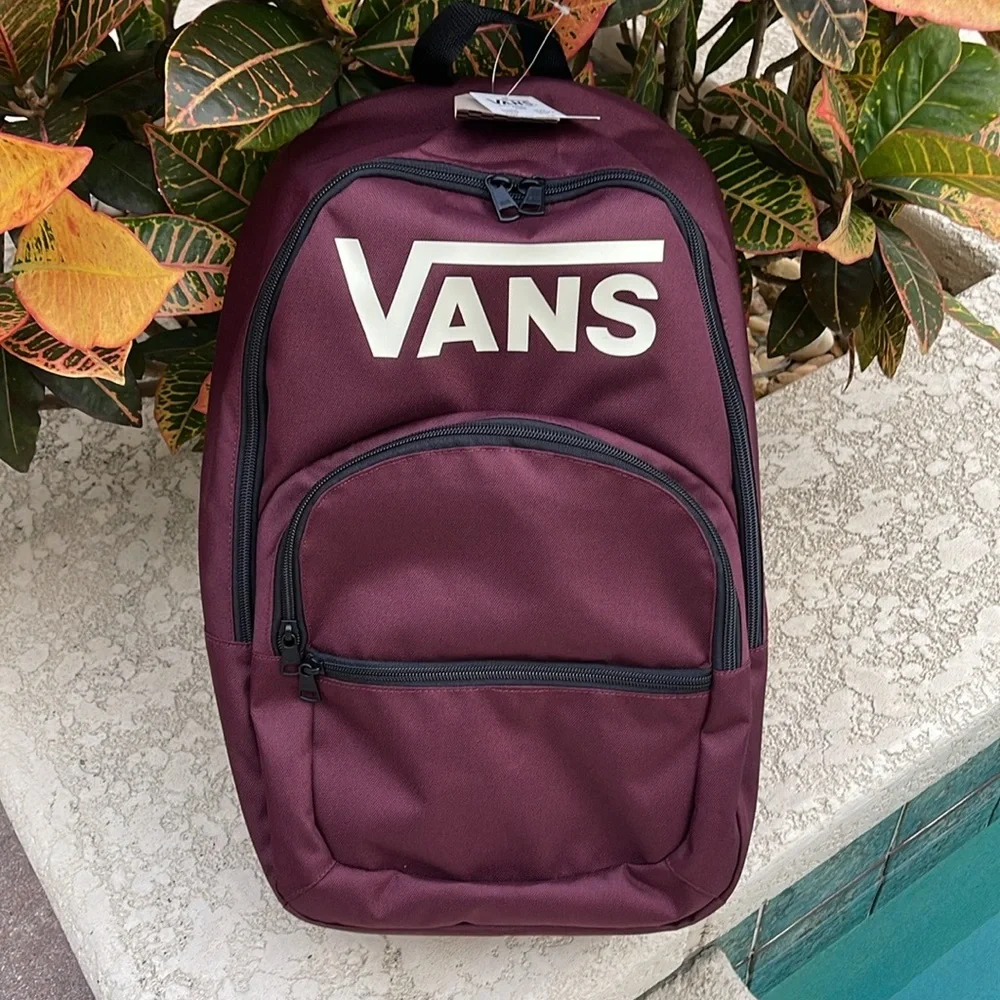 Vans Ranged 2 Prints Adult Laptop Backpack One Size (Port Royale) NWT Authentic
